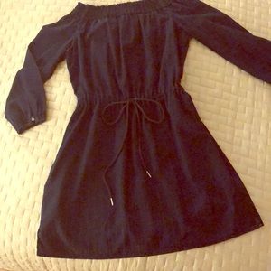 Rag and bone denim off shoulder dress